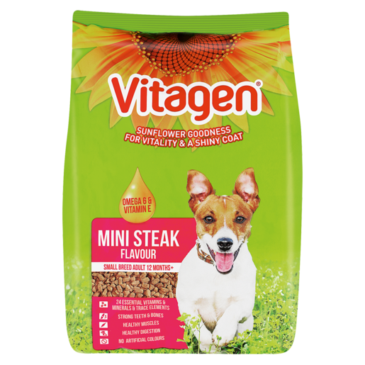 Vitagen Mini Steak Flavoured Dog Food 1.75kg