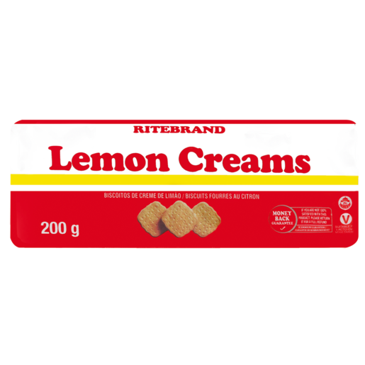 Ritebrand Lemon Creams Biscuits 200g
