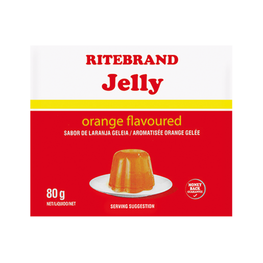 Ritebrand Orange Flavoured Instant Jelly 80g