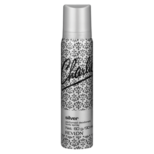 Revlon Charlie Silver Ladies Perfumed Body Spray 90ml Female Spray