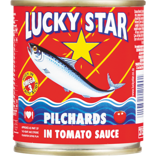 Lucky Star Pilchards In Tomato Sauce 215g