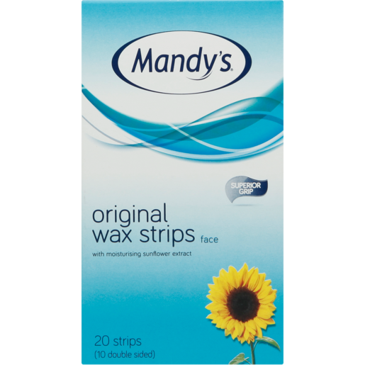 Mandy's Original Face Wax Strips 20 Pack