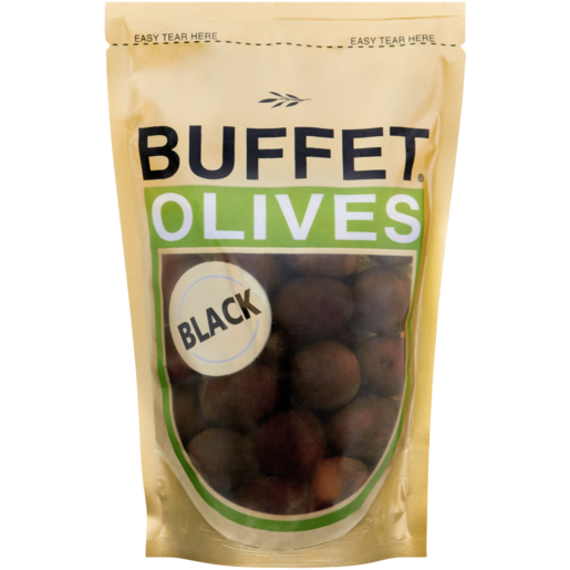 Buffet Black Olives Sachet 200g