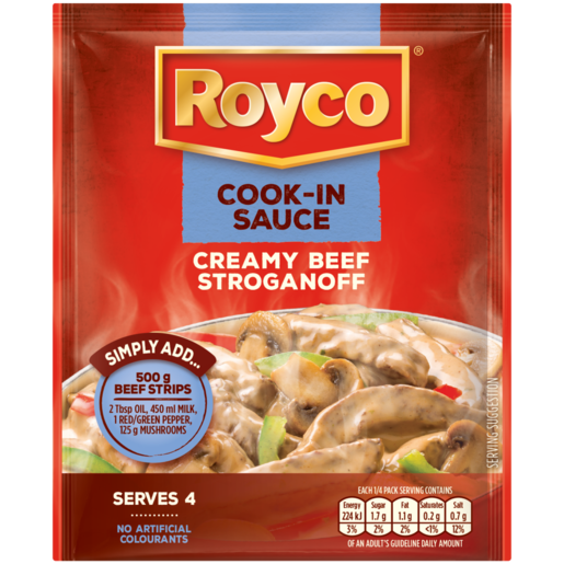 Royco Creamy Beef Stroganoff Instant Cook-In-Sauce 57g