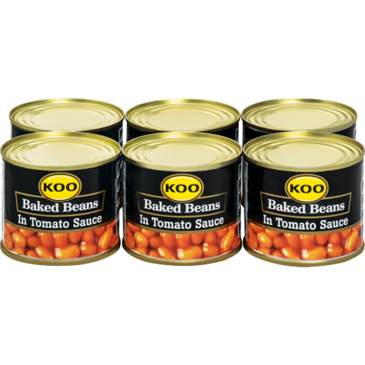KOO Baked Beans In Tomato Sauce 6 x 215g