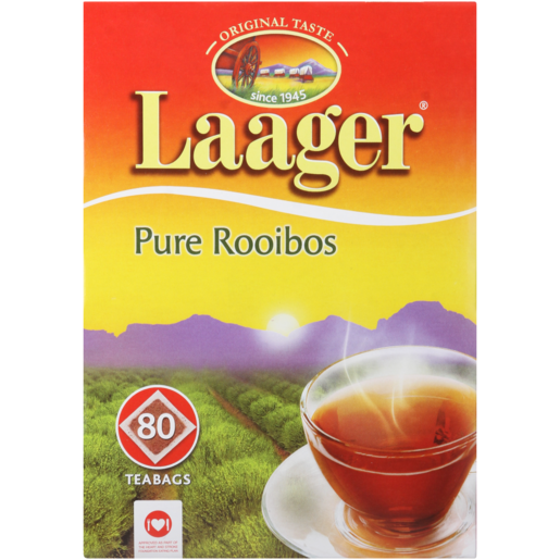 Laager Pure Rooibos Teabags 80 Pack