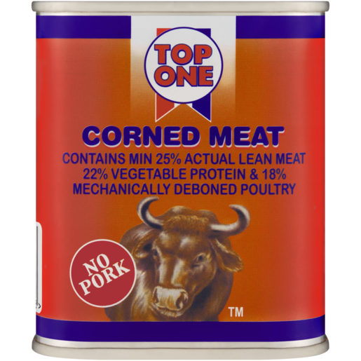 Top One No Pork Corned Meat 300g
