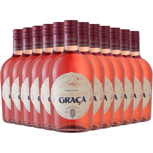 Graça Rosé Wine Bottles 12 x 750ml