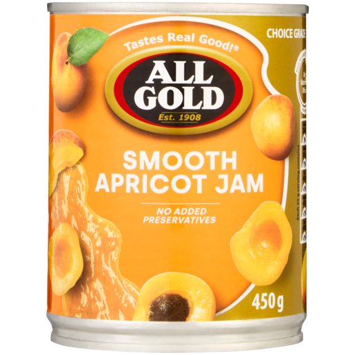ALL GOLD Smooth Apricot Jam 450g