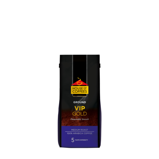 House of Coffees VIP Gold Ground Arabica Coffee 250g