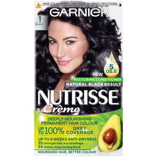 Garnier Nutrisse Créme Liquorice Black Hair Colour