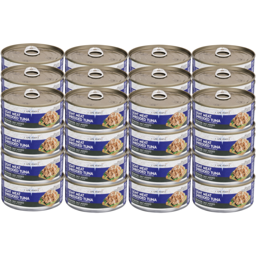 Cape Point Light Meat Shredded Tuna in Water 48 x 170g
