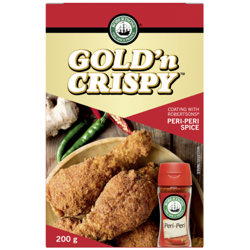 Robertsons Gold n Crispy Chicken Coating with Robertsons Peri-Peri Spice 200g