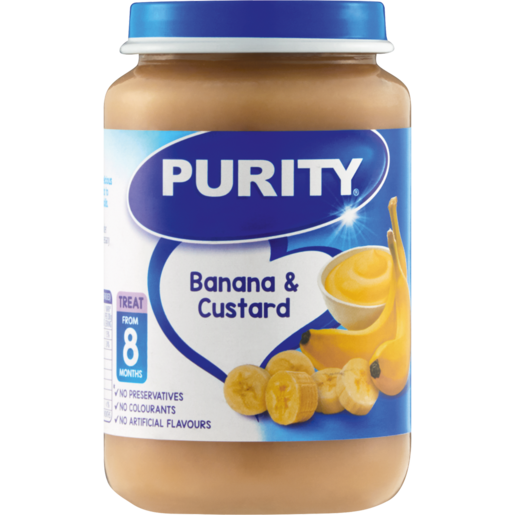 PURITY Banana & Custard Baby Food 200ml