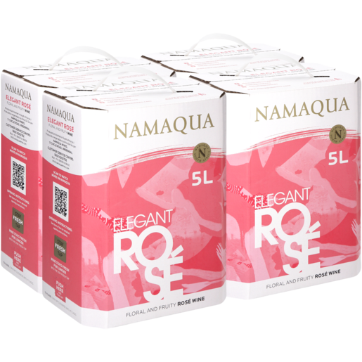 Namaqua Elegant Rosé Wine Boxes 4 x 5L