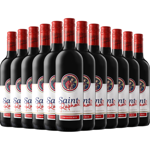 The Saints Raphael Smooth Red Wine Bottles 12 x 750ml