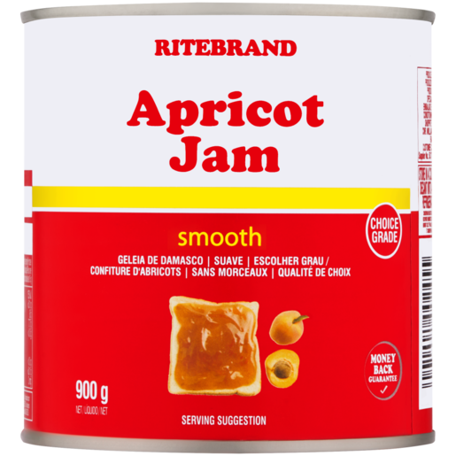 Ritebrand Smooth Apricot Jam 900g