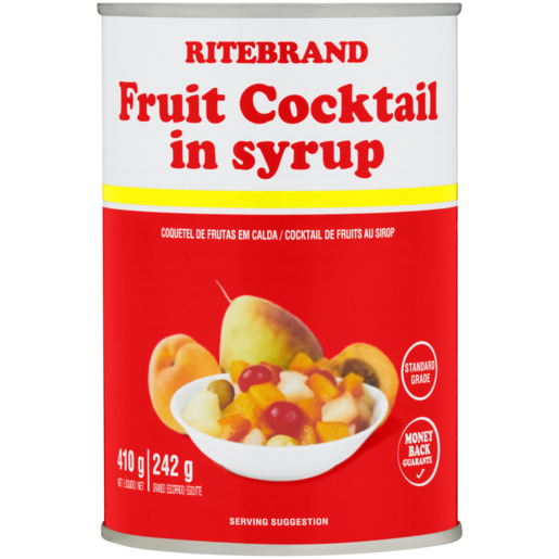 Ritebrand Fruit Cocktail In Syrup 410g
