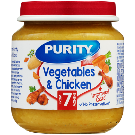 PURITY Vegetables & Chicken Baby Food 125ml