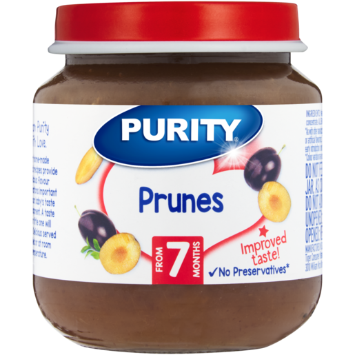 PURITY Prunes Baby Food 7 Month+ 125ml