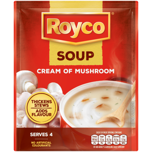 Royco Cream Of Mushroom Soup Packet 50g