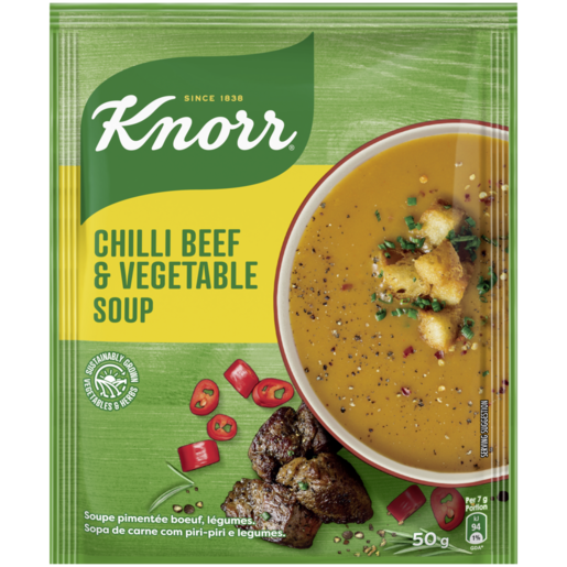 Knorr Chilli Beef & Vegetable Thickening Soup 50g