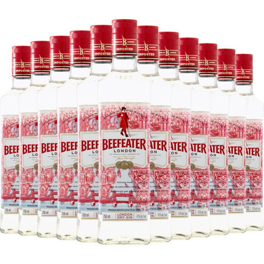 Beefeater London Dry Gin Bottles 12 x 750ml