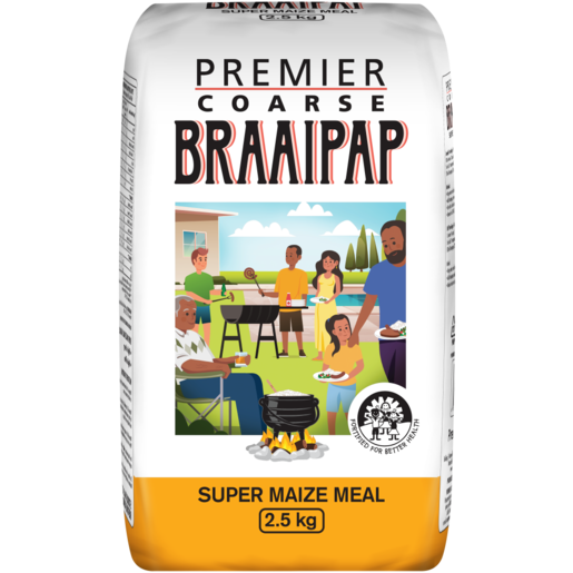 Premier Coarse Super Maize Meal Braaipap 2.5kg