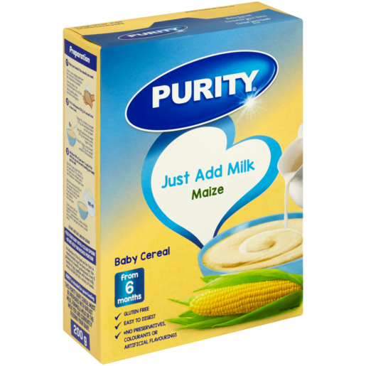 PURITY Maize Flavoured Baby Cereal 200g