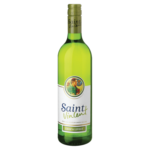 The Saints Vincent Crisp & Lively Dry White Wine Bottle 750ml