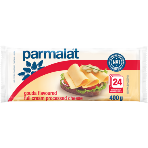 Parmalat Gouda Flavoured Full Cream Processed Cheese Slices 400g