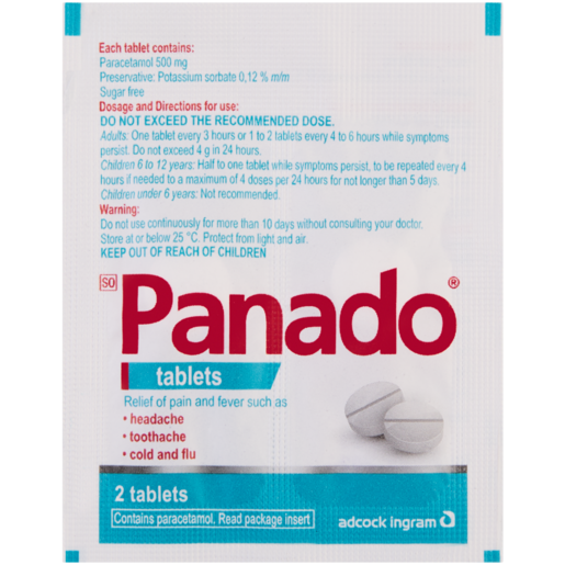 Panado Analgesic Tablets 2 Pack