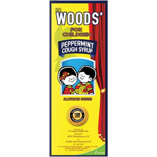 Woods Peppermint Cough Syrup For Children 50ml 