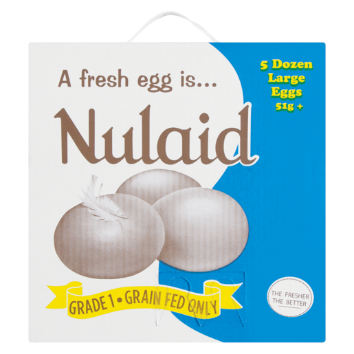 Nulaid Extra Large Eggs Tray 60 Pack