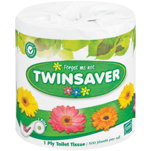 Twinsaver 1 Ply Toilet Roll