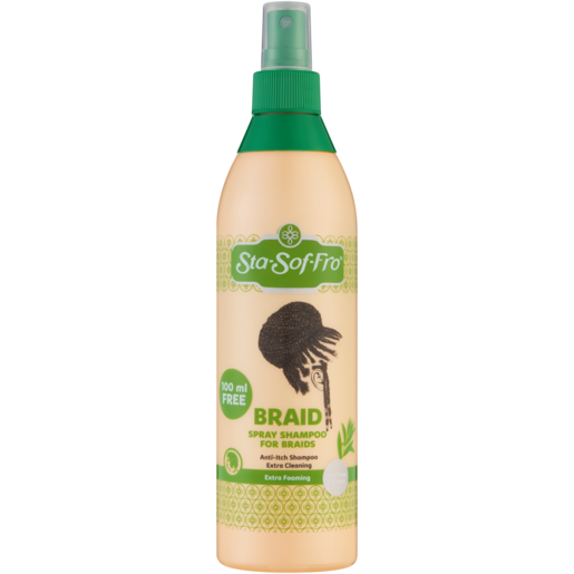 Sta-Sof-Fro Tea Tree Spray Shampoo For Braids 350ml