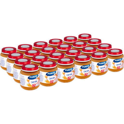 PURITY From 7 Months Carrots Baby Food 24 x 125ml