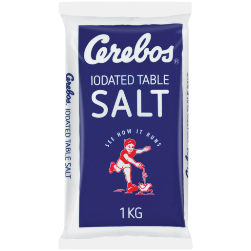 Cerebos Iodated Table Salt Pack 1kg