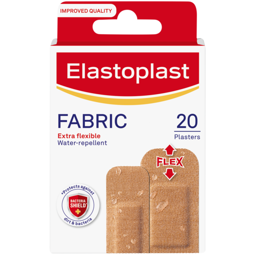 Elastoplast Extra Flexible Breathable Fabric Plasters 20 Pack