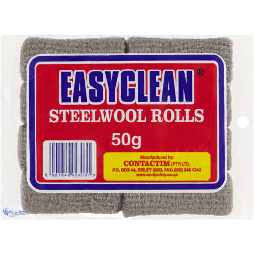 Easyclean Steelwool Rolls 50g