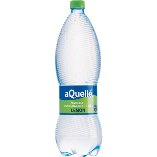 aQuellé Lemon Flavoured Sparkling Water 1.5L
