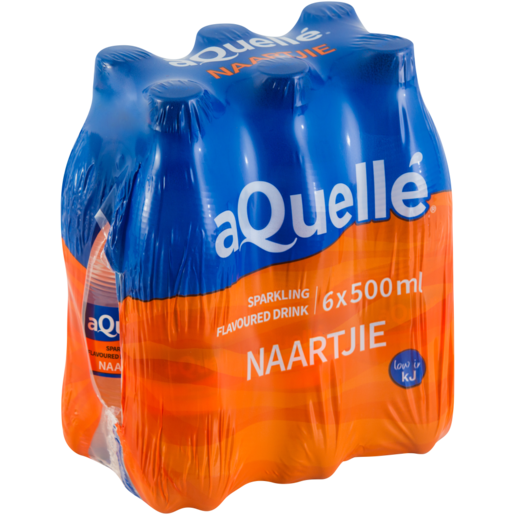 aQuellé Naartjie Flavoured Sparkling Drink 6 x 500ml
