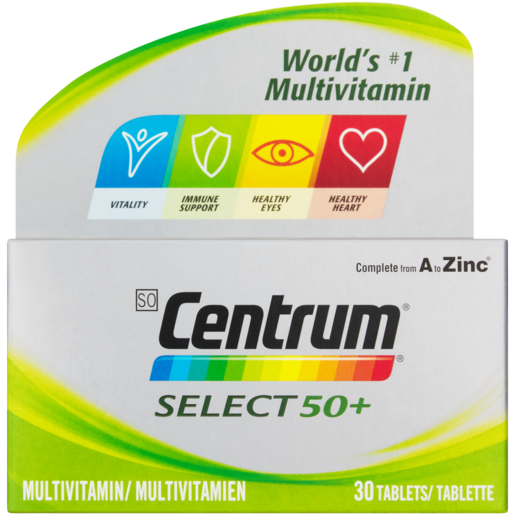 Centrum Select 50+ Multivitamin Tablets 30 Pack