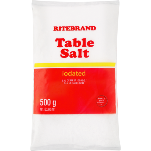 Ritebrand Iodated Table Salt 500g