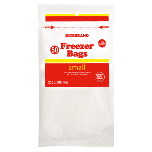 Ritebrand Small Freezer Bags 50 Pack