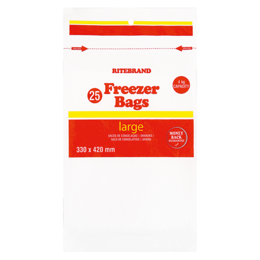 Ritebrand Large Freezer Bags 25 Pack