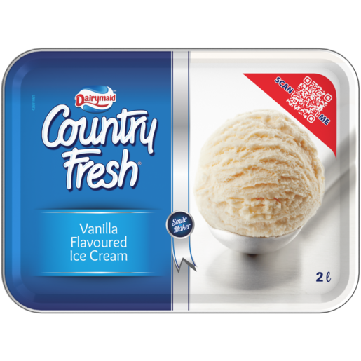 Dairymaid Country Fresh Vanilla Flavoured Ice Cream 2L