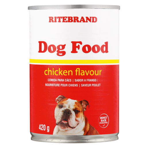 Ritebrand Chicken Flavoured Dog Food Can 425g