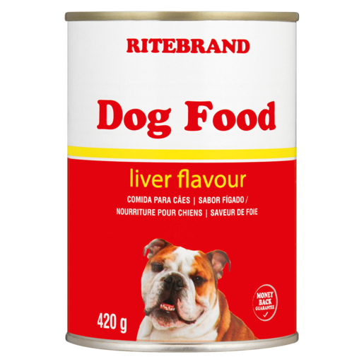 Ritebrand Liver Flavoured Dog Food Can 420g