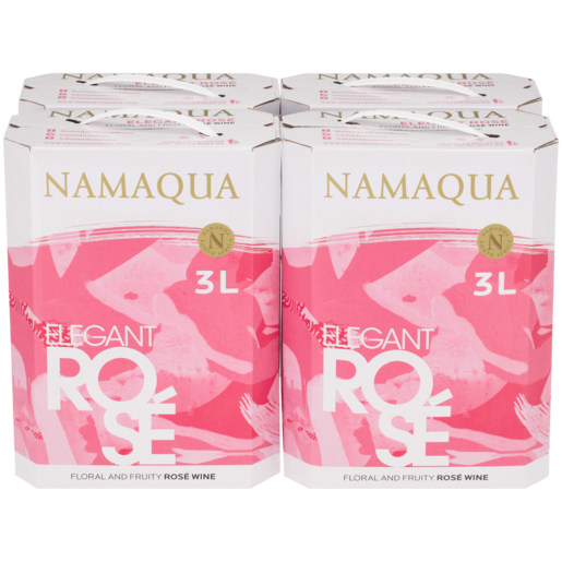 Namaqua Elegant Rosé Wine Boxes 4 x 3L